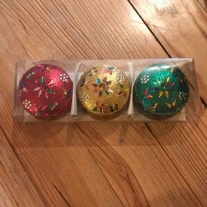 Brand new, still in packaging glitter jewel boxes